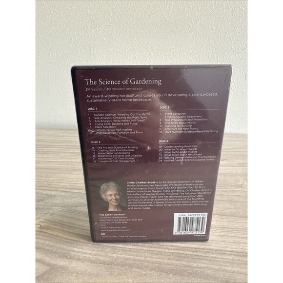 The GREAT COURSES The Science Of Gardening 4-Disc DVD Set And Guidebook 2018 NEW - Picture 4 of 7